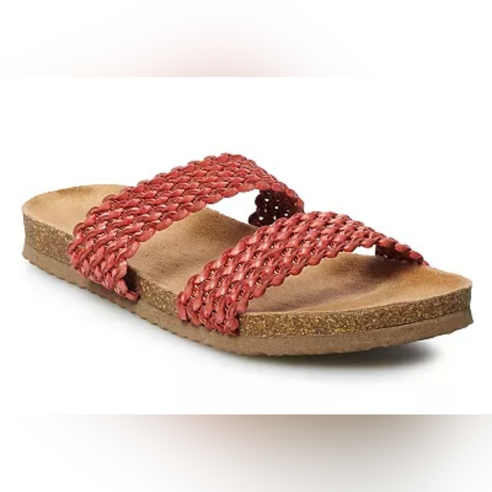 SO woven strap sandals M